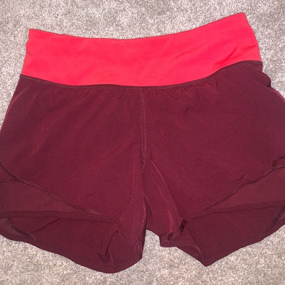 Old Navy Active Light & Dark Red Athletic shorts size S - Picture 4 of 8